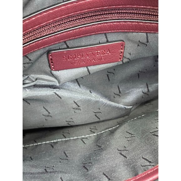 Simply Vera Vera Wang Red Medium Crossbody Bag - Picture 9 of 11